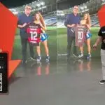 Shakira visita Maracanã e recebe camisas do Flamengo e Fluminense