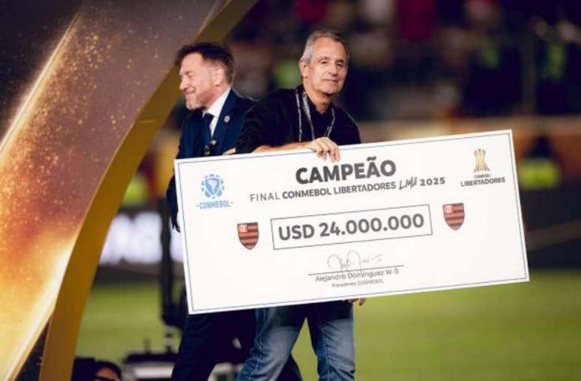 Flamengo domina faturamento recorde do futebol brasileiro 2025