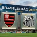 Flamengo e Santos fazem clássico decisivo no Brasileirão Sub-20 hoje à noite
