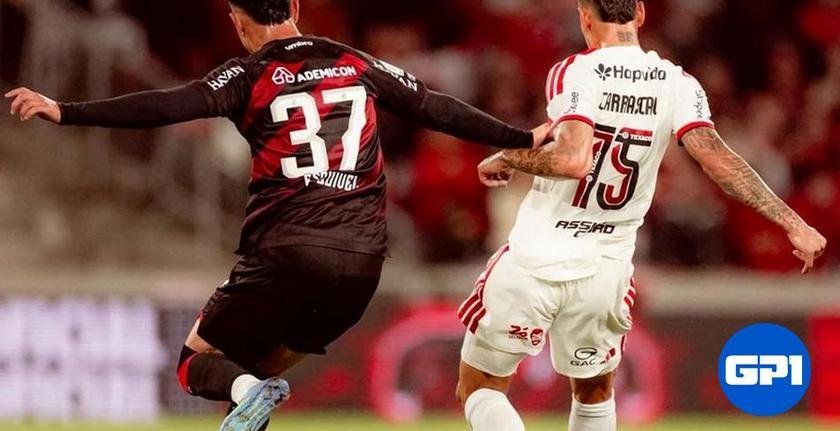 Flamengo empata com Athletico-PR com gol de Pedro no final do jogo