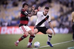 Flamengo lidera no Maracanã até o final, mas Vasco empatia em emocionante clássico carioca.