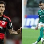 Pedro e Andreas protagonizam duelo de artilheiro e garçom em Flamengo e Palmeiras