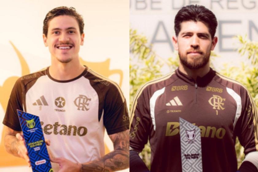 Pedro e Rossi dominam premiações individuais do Flamengo no Brasileirão de abril