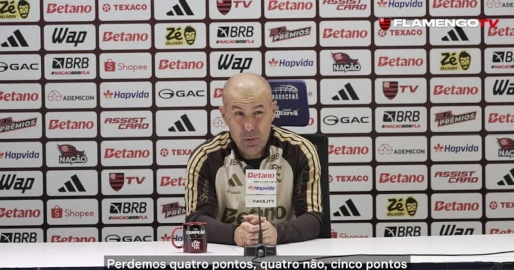 Técnico Jardim analisa 1º turno do Flamengo no Brasileirão