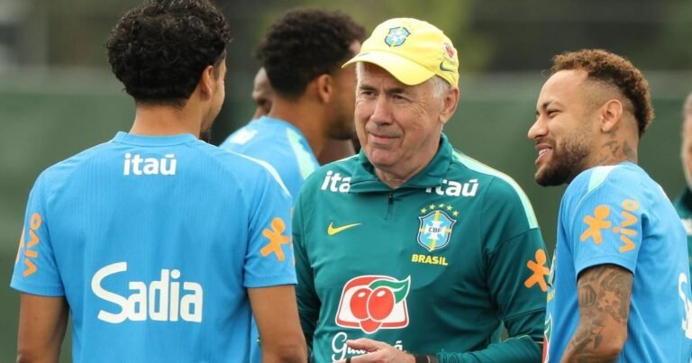 Ancelotti escala 15º time diferente em 15 jogos da seleção brasileira