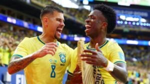 Bruno Guimarães has three assists in the 2026 World Cup and is one of the highlights for the Brazil national team (Photo: IMAGN IMAGES via Reuters/Nathan Ray Seebeck TPX IMAGES OF THE DAY)