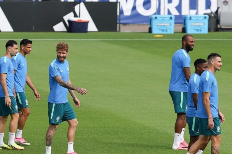 The Brazil national team will face Australia in a friendly after the World Cup. Photo: Jack Gorman / Getty Images via AFP.
