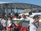 Bandeira proibida pela Fifa vira símbolo de protesto de iranianos na Copa do Mundo