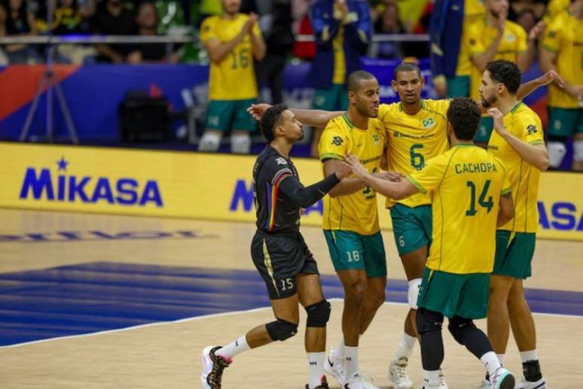 Brasil vence Bélgica e segue invicto na Liga das Nações de Vôlei