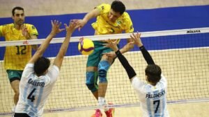 Brasil vira sobre Argentina em cinco sets e fecha semana invicta na VNL