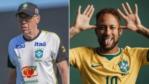 Brasileiros aprovam trabalho de Ancelotti e apoiam convocação de Neymar segundo pesquisa Quaest