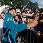 Marquinhos upon the Brazil national team's arrival in Houston for the match against Japan in the World Cup Round of 32. Credits: Rafael Ribeiro/CBF