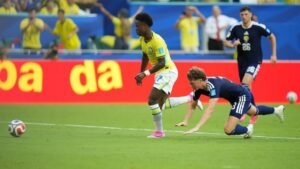 CBF protesta à Fifa por gol anulado de Vini Jr. em Brasil x Escócia