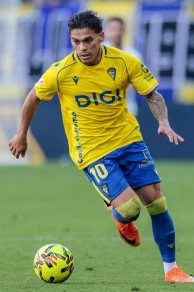 Coritiba avança por Brian Ocampo, atacante uruguaio do Cádiz