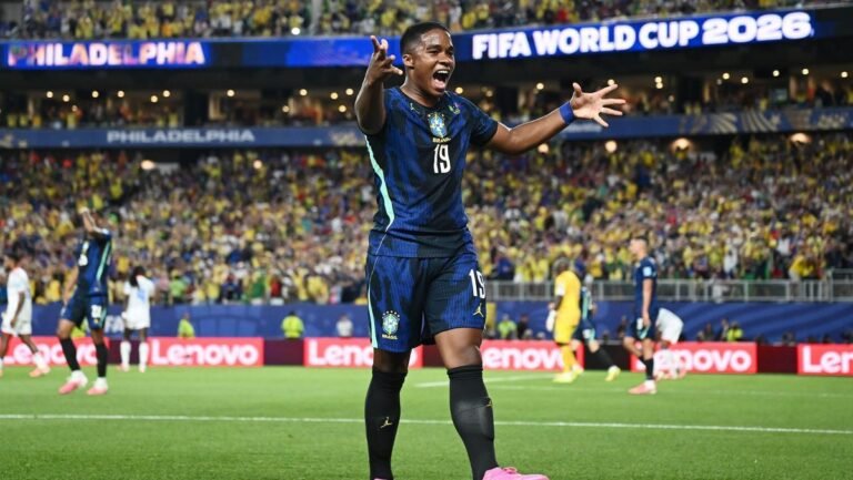 Endrick brilha em estreia na Copa e é chamado de "gênio" pela imprensa espanhola