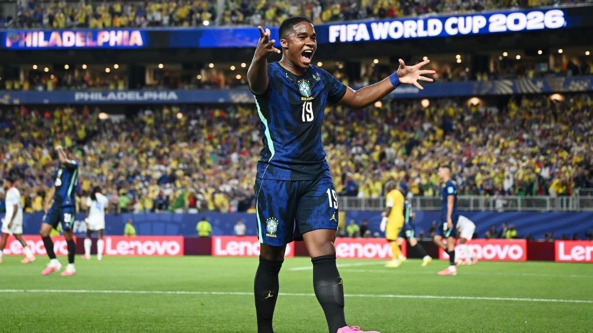 Endrick e Rayan no top 10 dos mais jovens a estrear pelo Brasil na Copa