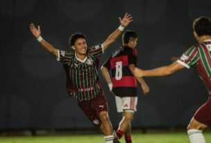 Fluminense vence clássico contra Flamengo e lidera Brasileirão Sub-17