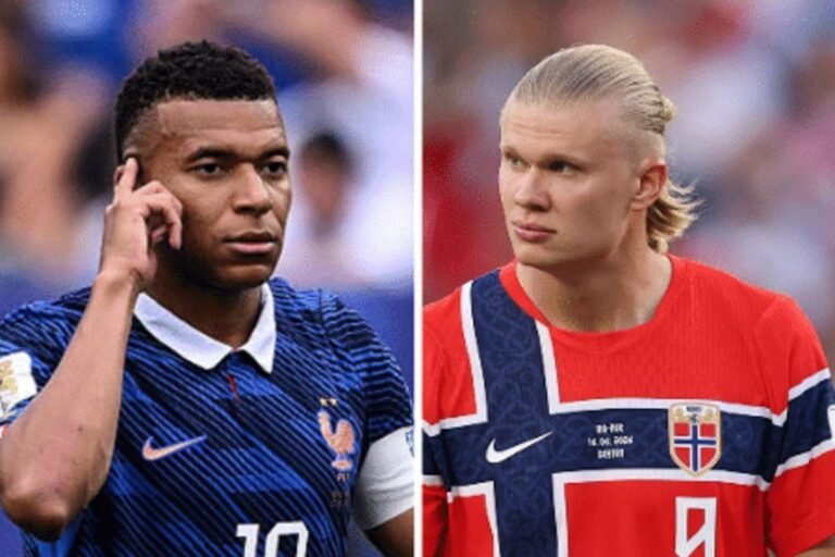 France and Norway, led by Mbappe and Haaland, face each other in the World Cup having already qualified. Credit: Image Photo Agency and Mattia Ozbot / Getty Images