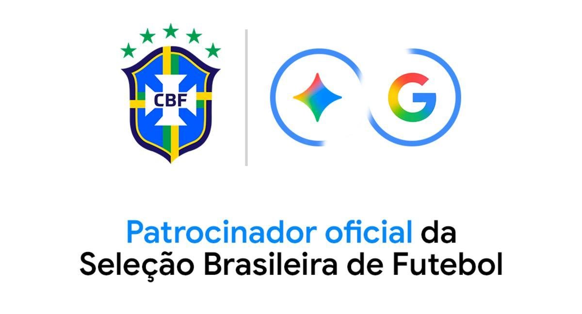 Google assina acordo e vira patrocinador das Seleções Brasileiras de Futebol