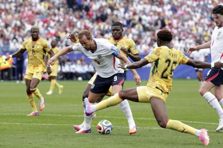 Inglaterra e Gana empatam sem gols e adiam classificação na Copa do Mundo