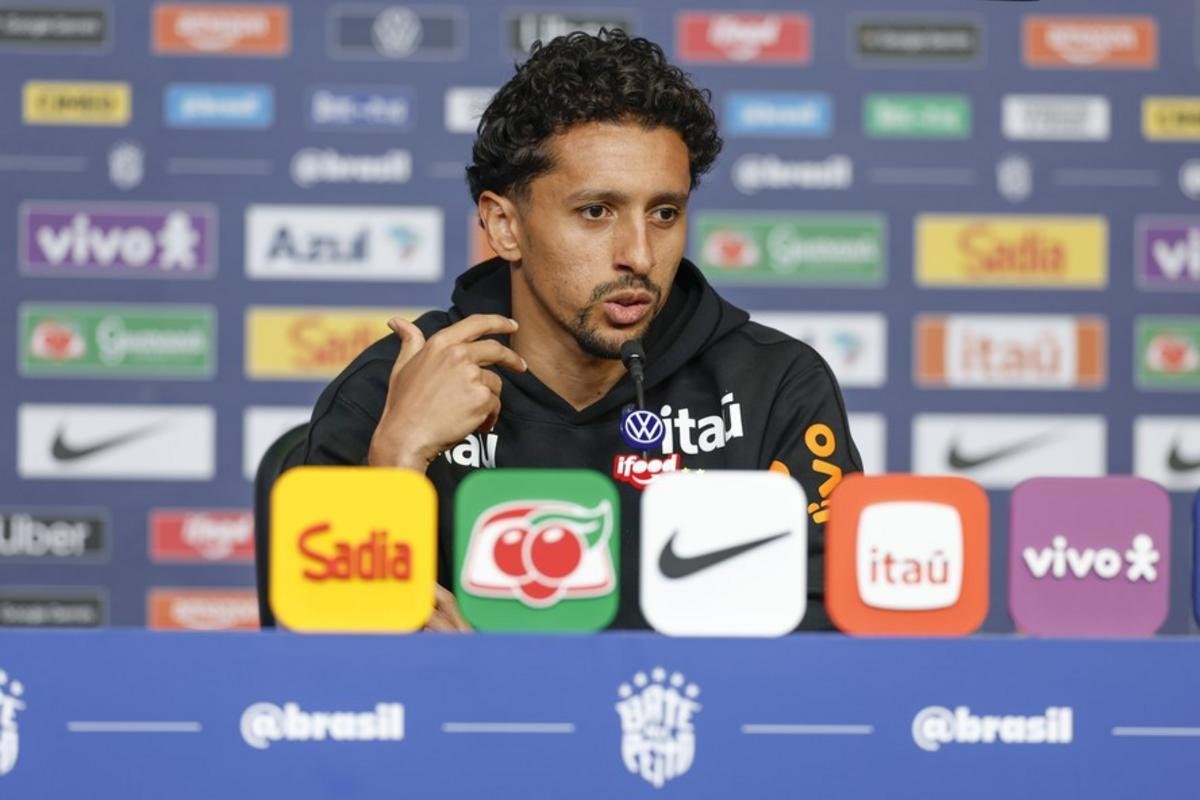 Marquinhos se aproxima de Pelé e ultrapassa Ronaldo em jogos pela seleção