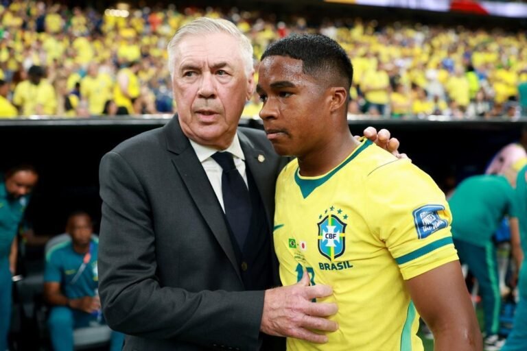 Carlo Ancelotti's Brazil is growing in the World Cup — Photo: Michael Regan – FIFA/FIFA via Getty Images