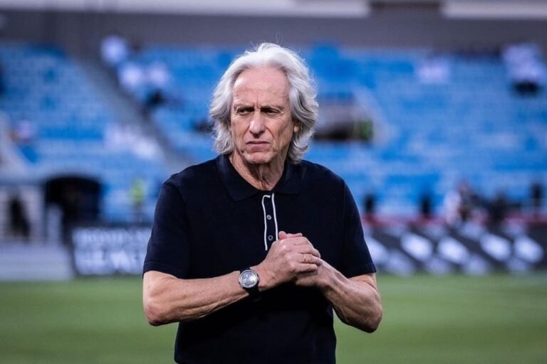 Jorge Jesus at the end of last season — Photo: Reproduction/Social Media