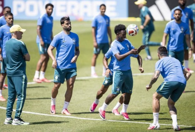 Seleção faz último treino secreto sob mistério de Ancelotti para estreia na Copa