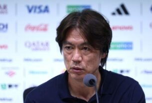 South Korea Coach Takes Blame for Loss, Denies Player Food Poisoning