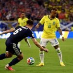 Neymar, who came on as a second-half substitute, during the match. Photo: Robert Cianflone – Jun 24, 2026/Getty Images via AFP