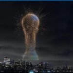 World Cup design created with drones in the sky. Photo: FIFA Disclosure