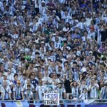 Argentine fans in Miami — Photo: PATRICIA DE MELO MOREIRA / AFP