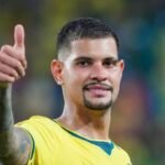 Bruno Guimarães in action for the Brazilian national team against Scotland in the 2026 World Cup. Photo: Robin Alam/ISI Photos/ISI Photos via Getty Images