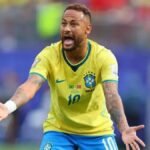 Photo: Rich Graessle/Icon Sportswire via Getty Images. Caption, According to Tim Vickery, Neymar should not have been called up for the national team