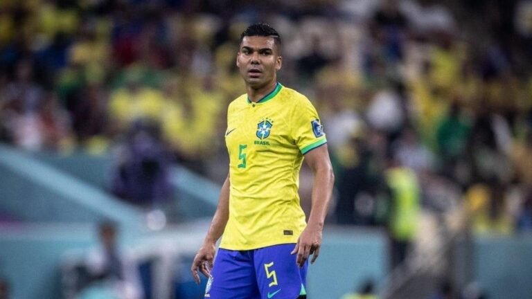 Photo: CBF. Casemiro, Brazil national team defensive midfielder.