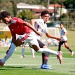 Internacional and Vitória competed for a spot in the semifinals; the team from Rio Grande do Sul came out on top. Credits: Rafael Ribeiro / CBF