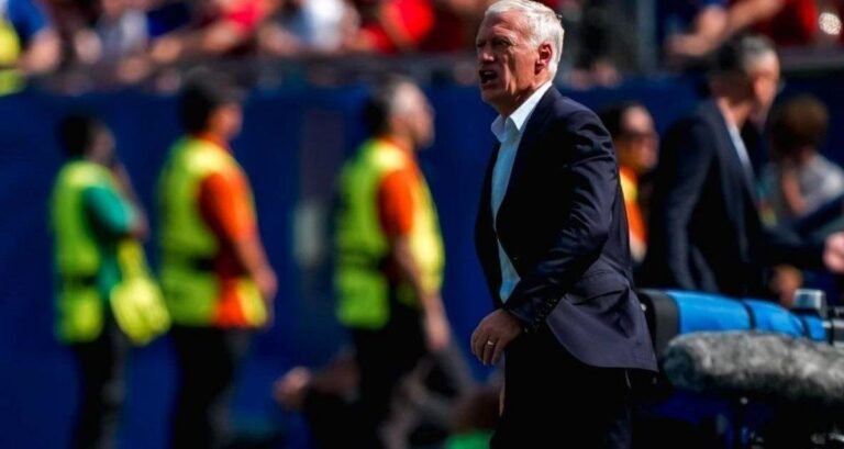 France coach Didier Deschamps after the World Cup semifinal loss.