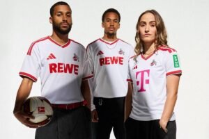 Cologne's 2026-2027 home jersey, developed by Adidas. Credit: Disclosure/1.FC Köln