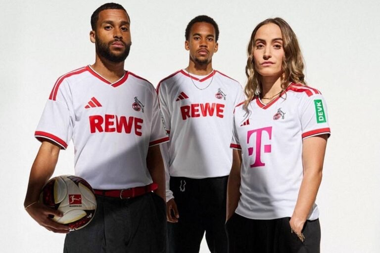 Cologne's 2026-2027 home jersey, developed by Adidas. Credit: Disclosure/1.FC Köln