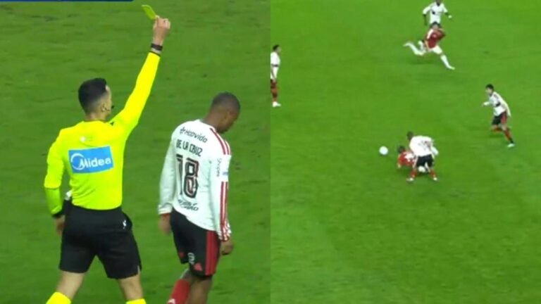 De La Cruz recebe terceiro amarelo e vira desfalque do Flamengo contra o Vitória