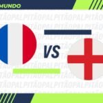 Flags of France and England, national teams competing for third place at the 2026 World Cup. Credit: ENM / Esporte News Mundo