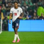 Quansah was sent off in the Round of 16 against Mexico — Photo: Alfredo ESTRELLA / AFP