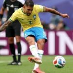 Erro de Bruno Guimarães em pênalti quebra jejum de 40 anos da Seleção Brasileira