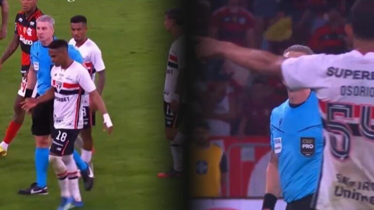 Especialista aponta erro de Daronco em empate do Flamengo contra São Paulo