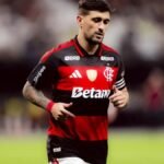 Giorgian De Arrascaeta during a Flamengo match. Photo: Adriano Fontes/Flamengo
