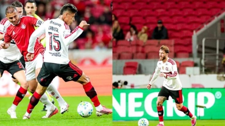 Flamengo apático arranca empate com Internacional no fim pelo Brasileirão