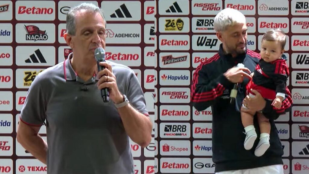 Flamengo eterniza Arrascaeta e Bruno Henrique com bustos na Gávea