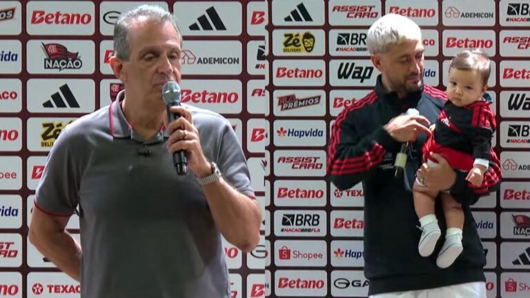 Flamengo eterniza Arrascaeta e Bruno Henrique com bustos na Gávea