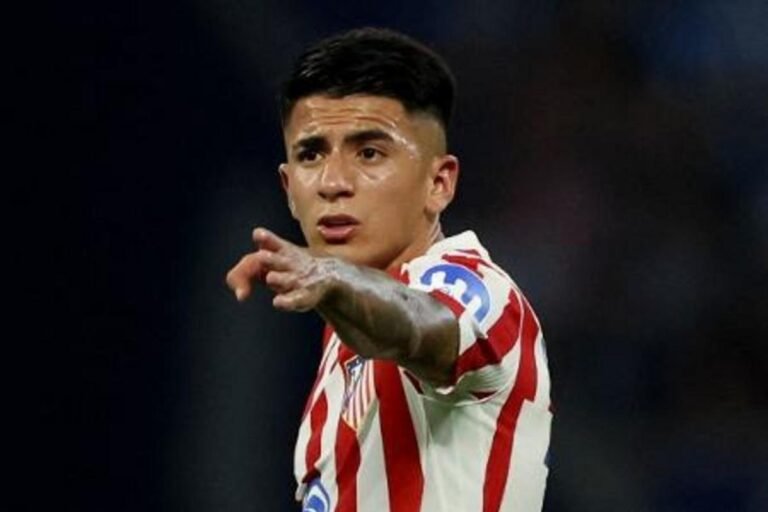 Thiago Almada, of Atlético de Madrid, during a match against Espanyol in the Spanish Championship. Credit: REUTERS/Bruna Casas