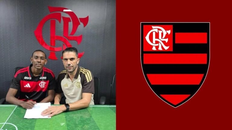 Flamengo reforça base sub-20 com novos contratados e renovação de contrato de lateral